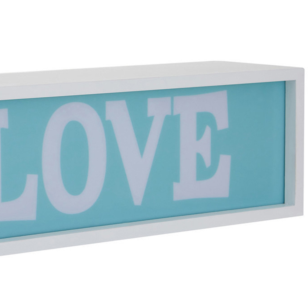 Premier Housewares Love LED Light Box Image 5