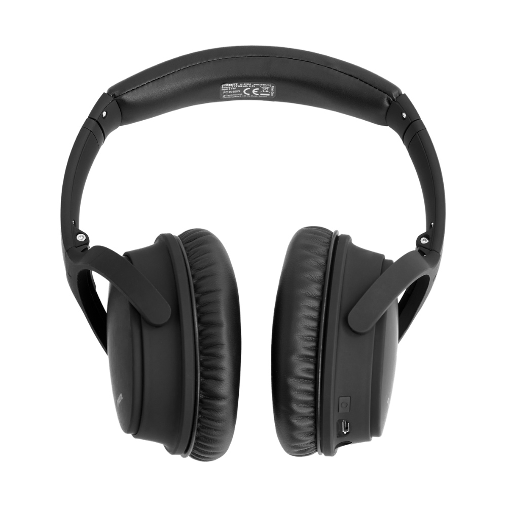 Streetz Black Active Noise Cancelling Bluetooth Headphones Image 4