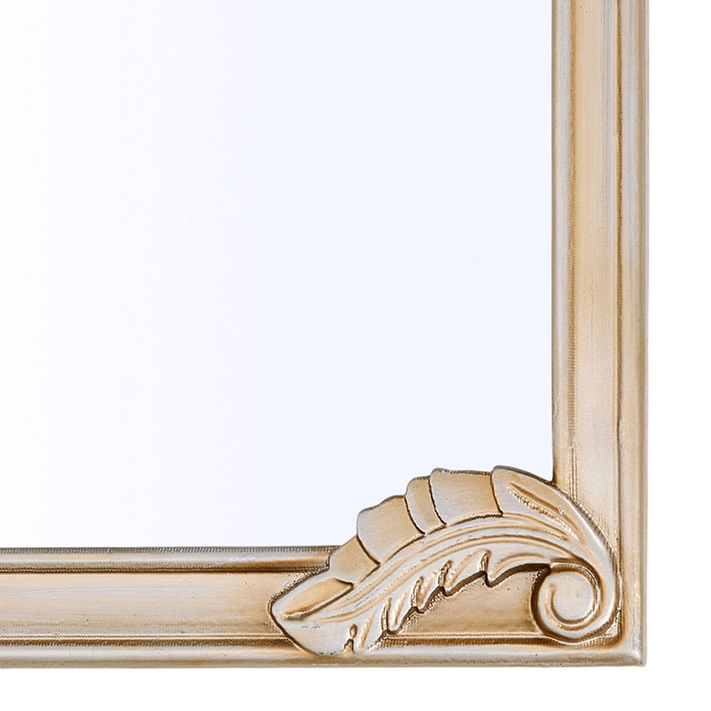 Living and Home Gold Arched Retro Wall Mirror 120 x 60cm Image 5