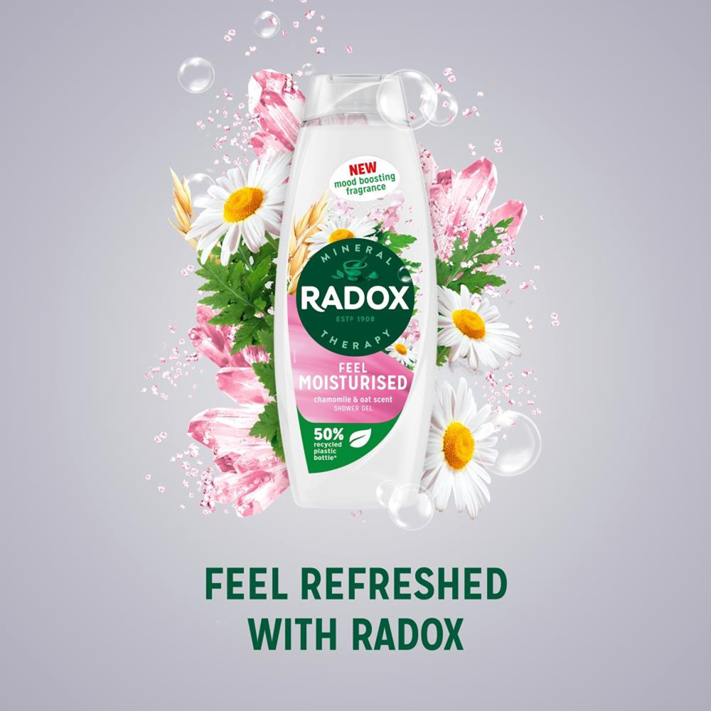 Radox Mineral Therapy Feel Moisturised Mood Boosting Fragrance Shower Gel 675ml 3 Pack Image 5