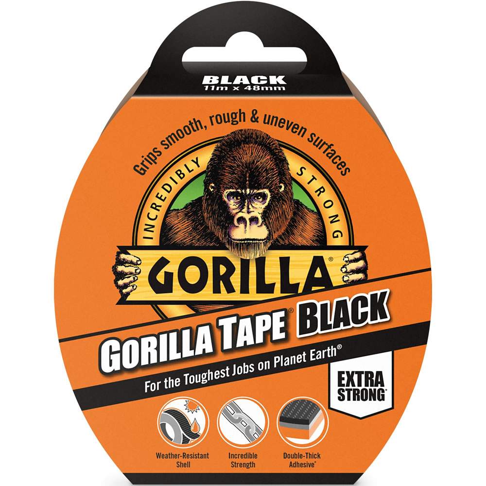 Gorilla Black Tape 11m x 48mm Image 1