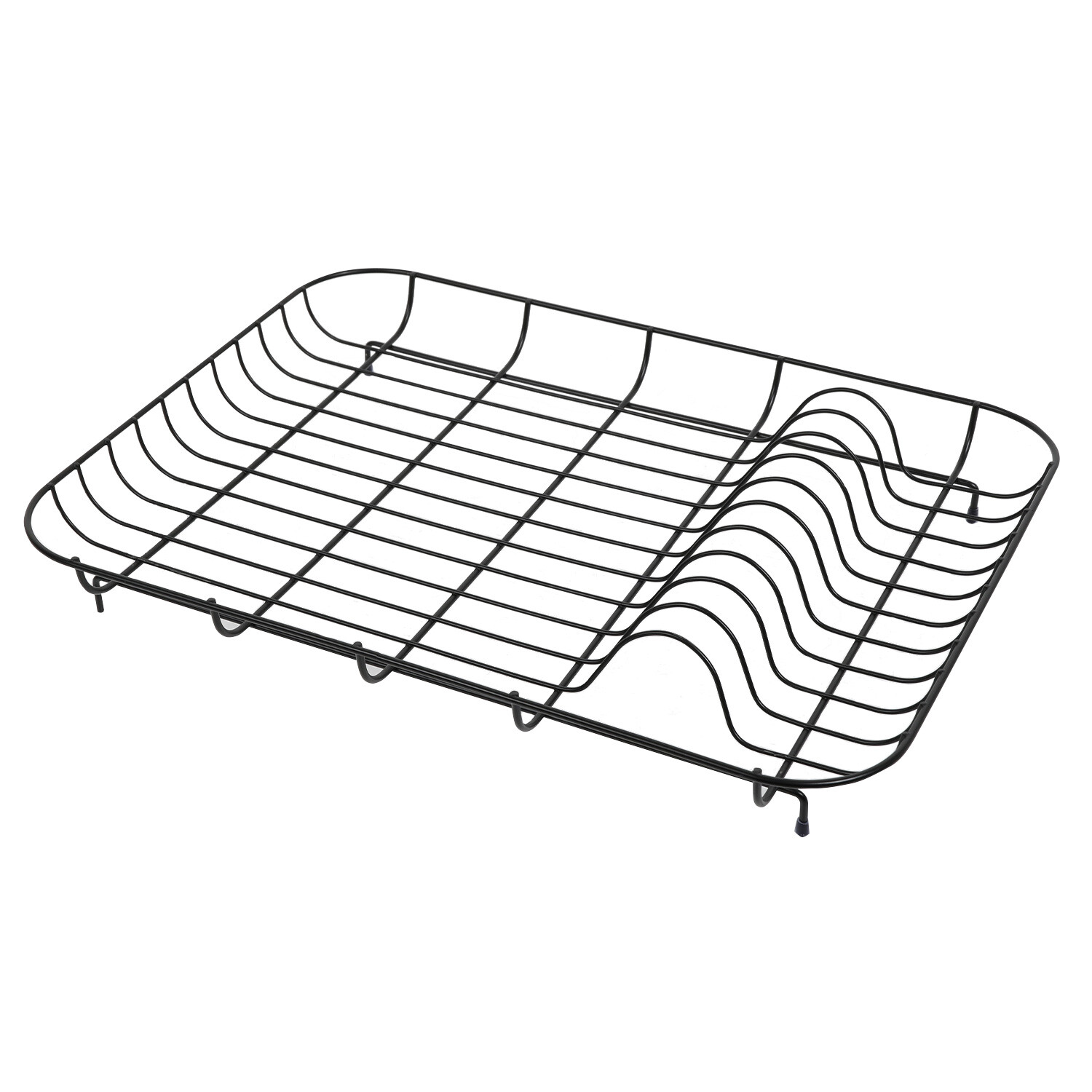 Malmo Matte Black Utility Dish Drainer Image