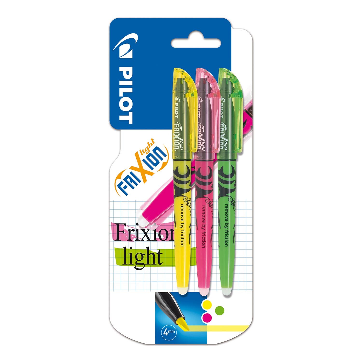Pack of 3 Frixion Erasable Highlighter Image