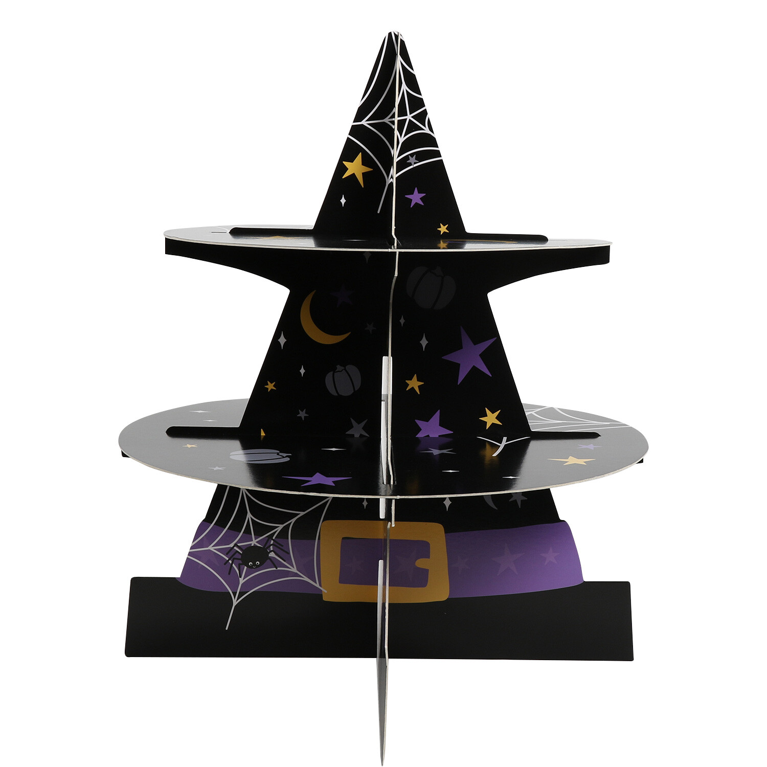Witch Hat Cupcake Stand - Black Image 1