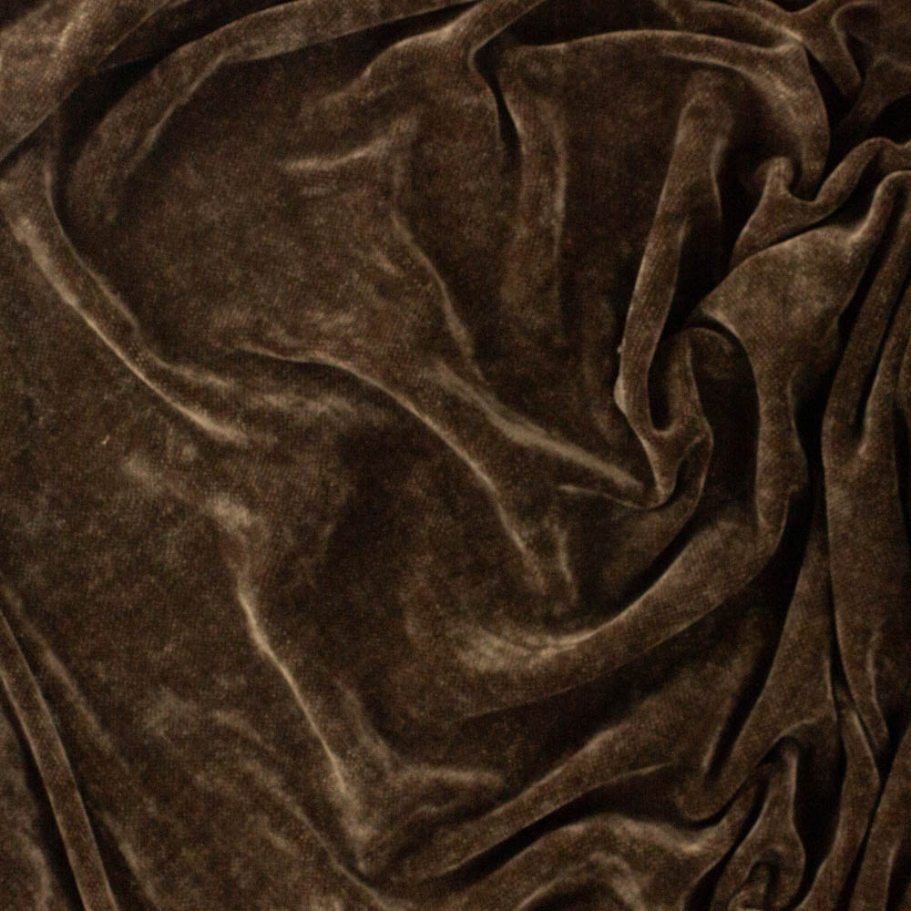 Yard Brown Heavy Chenille Velvet Throw 150 x 200cm Image 4