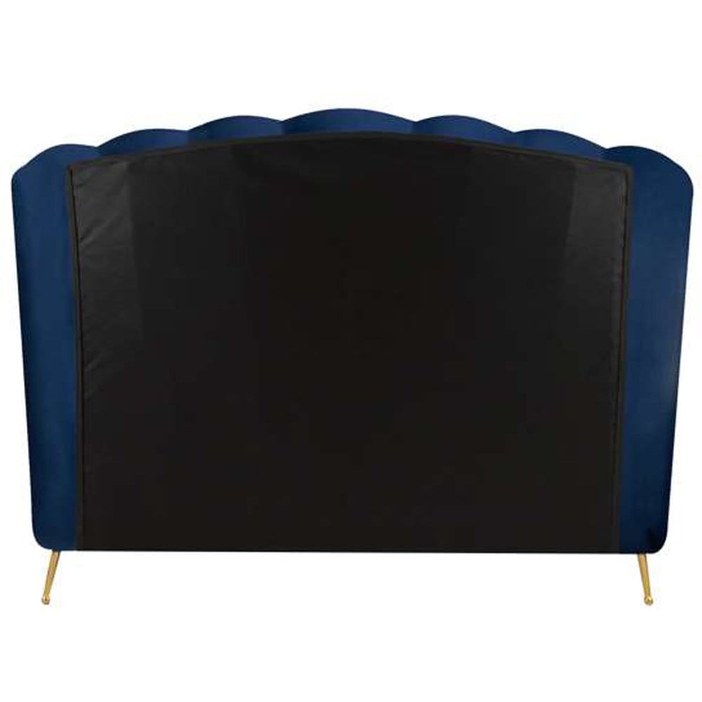 Birlea Lottie Double Midnight Blue Ottoman Bed Image 4