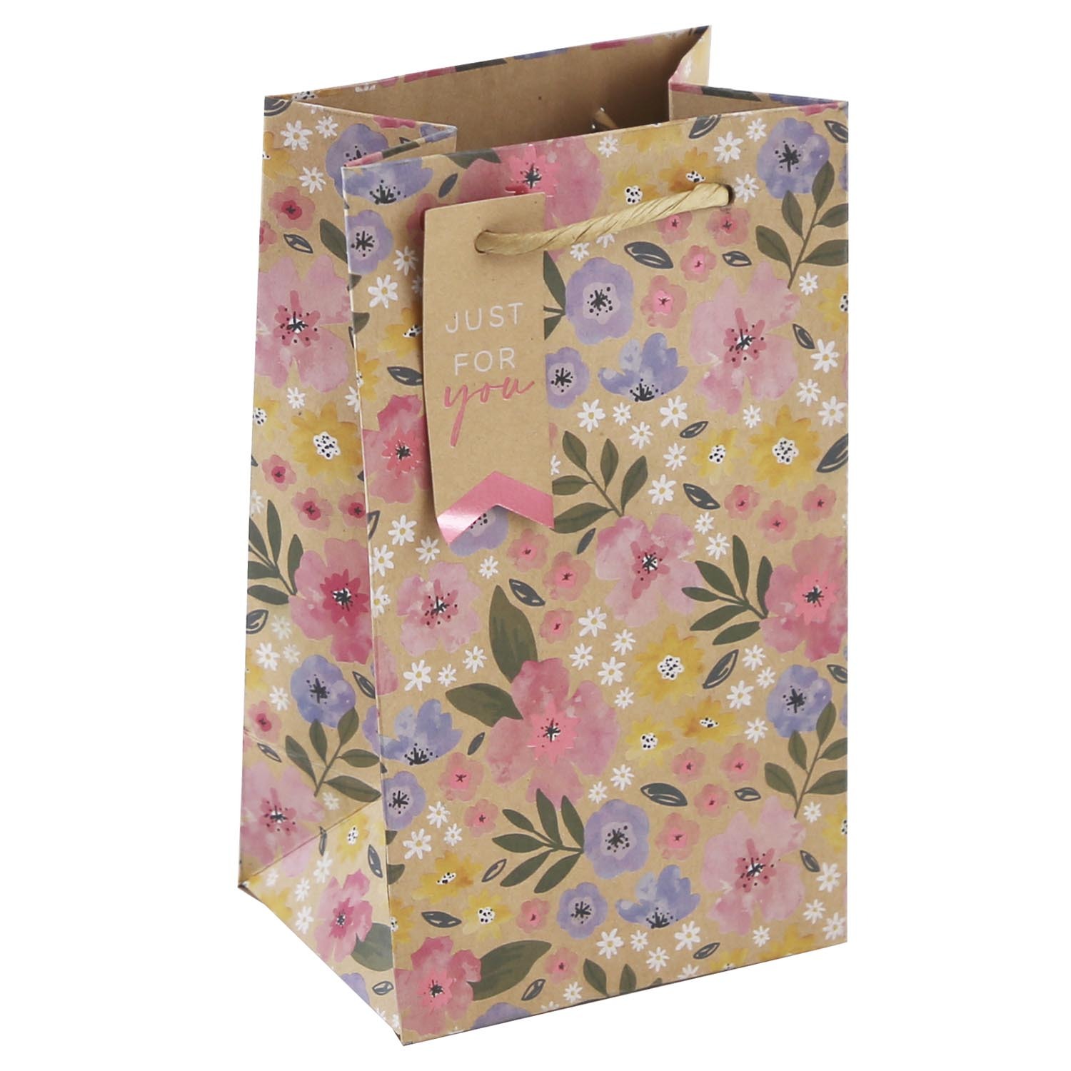 Floral Kraft Perfume Bag Image