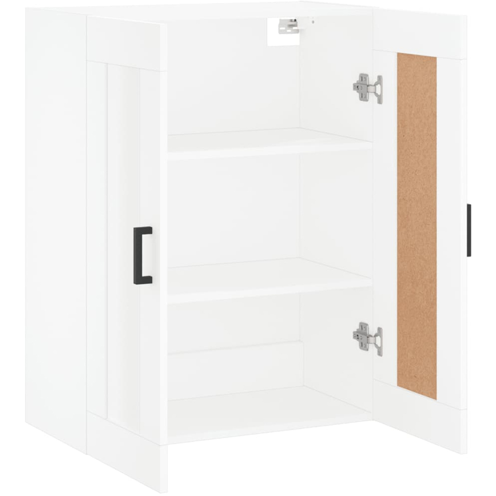 vidaXL 2 Door White Wall Mounted Cabinet Image 7
