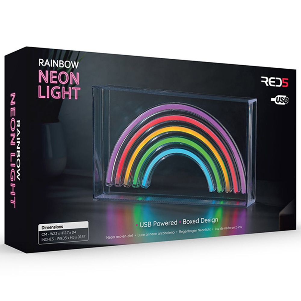 RED5 Boxed Rainbow Light Neon Image 3