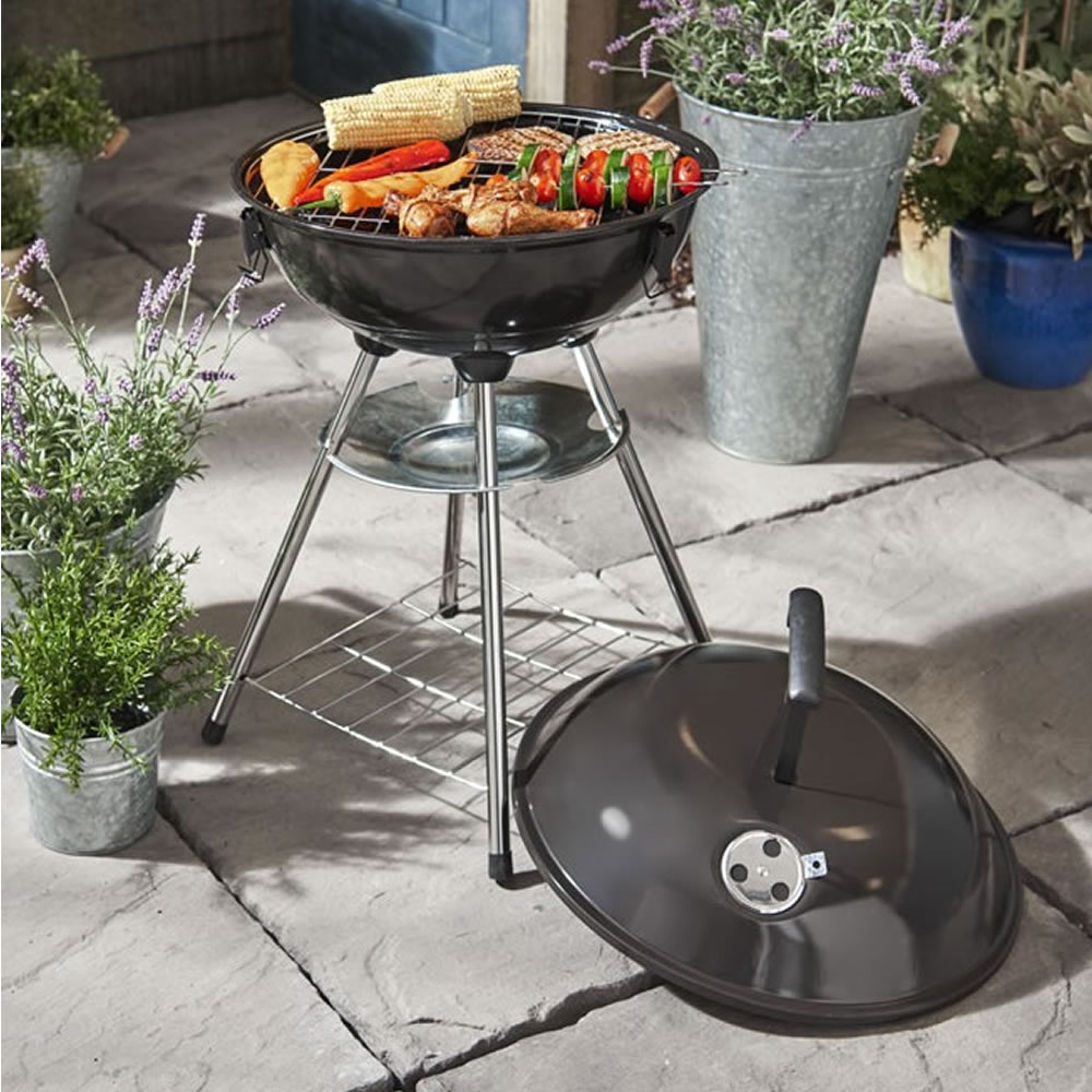 Wilko BBQ Kettle Grill 44cm Image 6