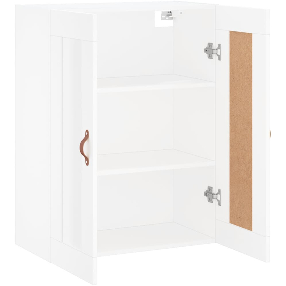 vidaXL 2 Door White Wall Mounted Cabinet Image 4