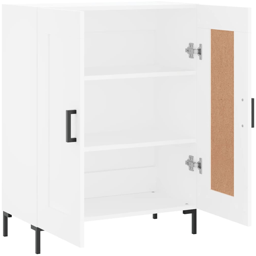 vidaXL 2 Door White Sideboard Image 6
