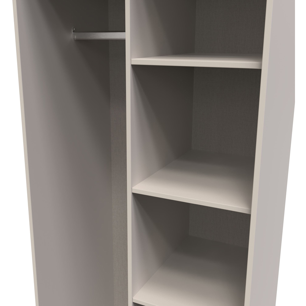 Crowndale Hong Kong Ready Assembled Kashmir Ash Tall Open Wardrobe Image 5