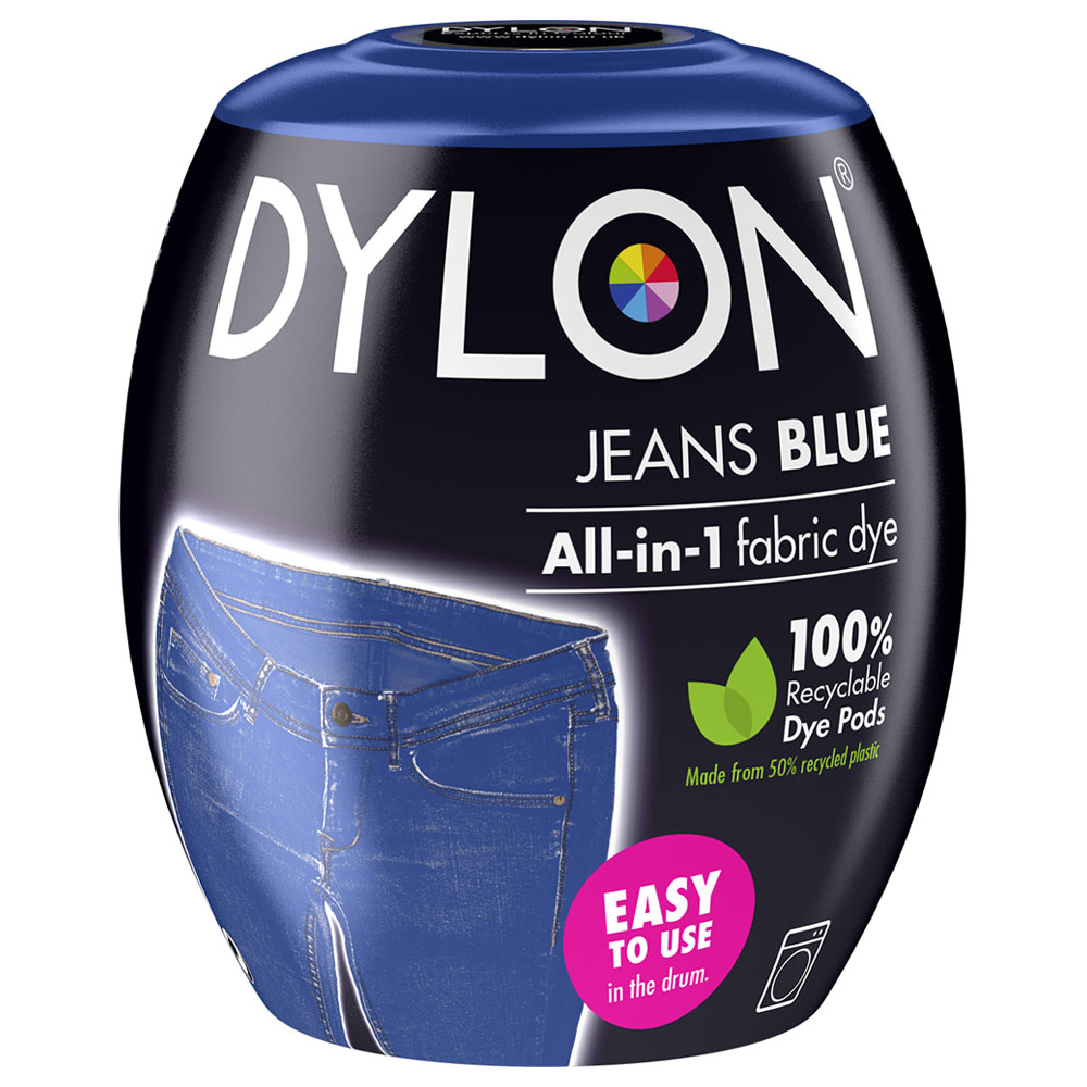 Dylon Jeans Blue Fabric Dye Pod 350g Image 1