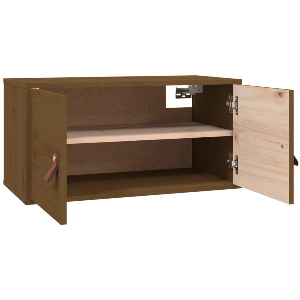 vidaXL 2 Door Brown Wall Cabinet Image 4