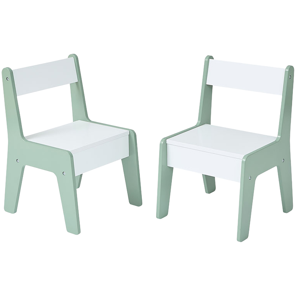 Liberty House Toys 4-in-1 2 Seater Kids Play Table and Chairs Set Image 5