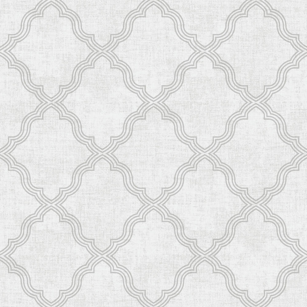 Arthouse Ornate Trellis Grey Wallpaper Image 1