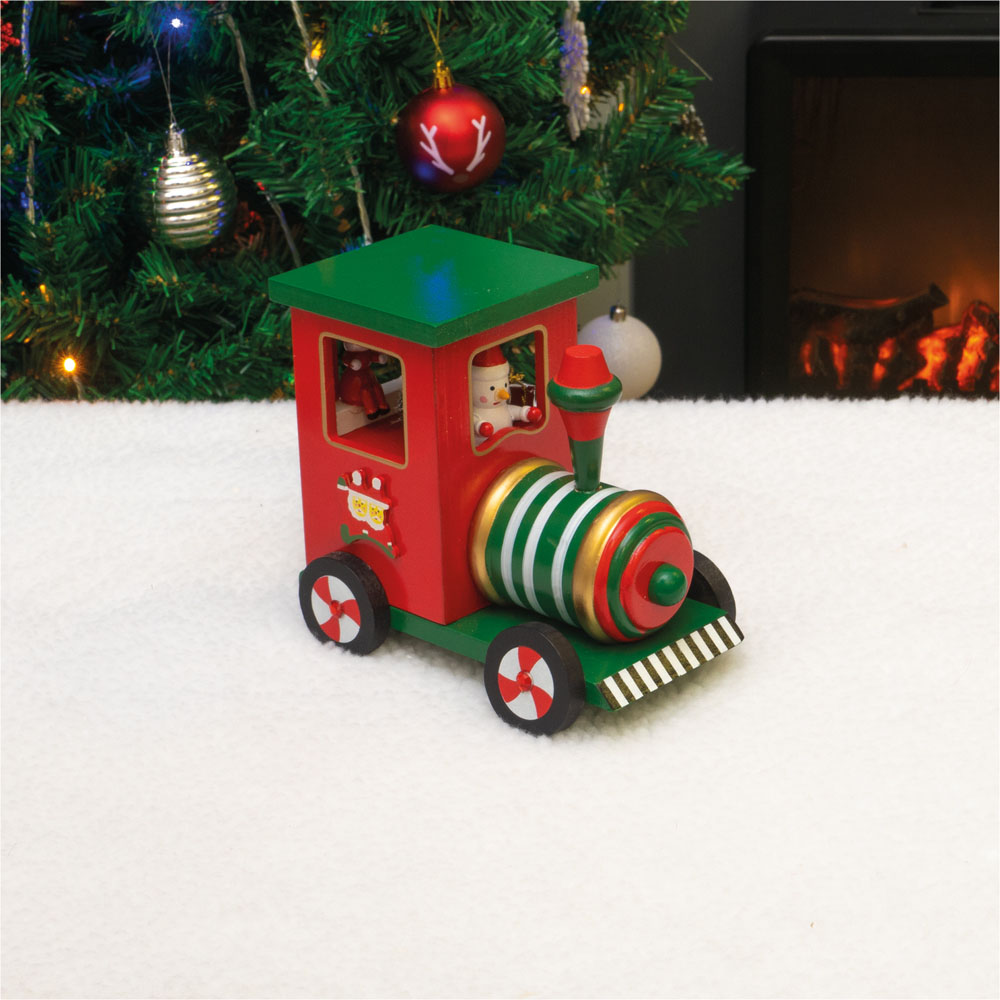 St Helens Wooden Train Music Box Image 7