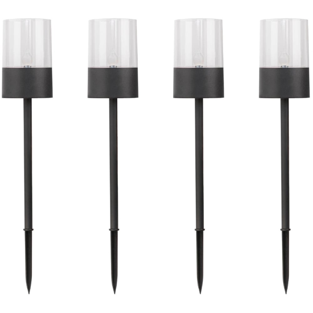Garden Mile 4 Pack Flame Effect Solar LED Light Image 2