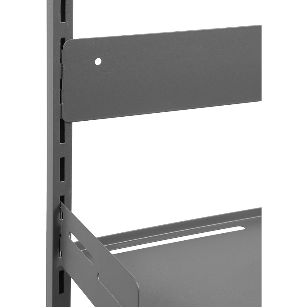 Living and Home 3 Shelf Gunmetal Grey Adjustable Kitchen Spice Rack 40cm Image 5