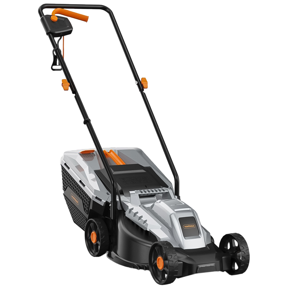 VonHaus 3500227 1200W Hand Propelled 32cm Rotary Electric Lawn Mower Image 1