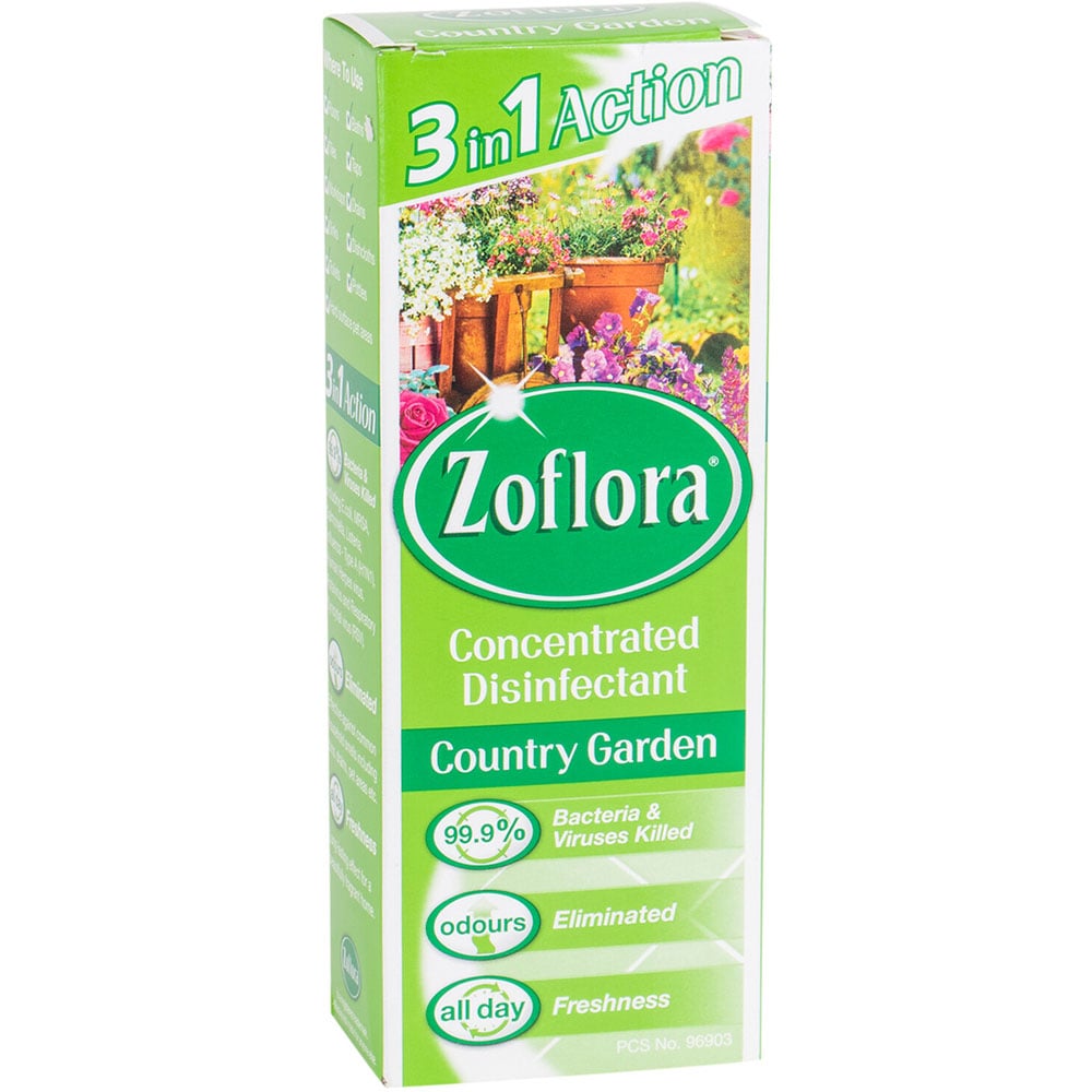 Zoflora 3 in 1 Action Country Garden Concentrated Disinfectant 120ml Image 1
