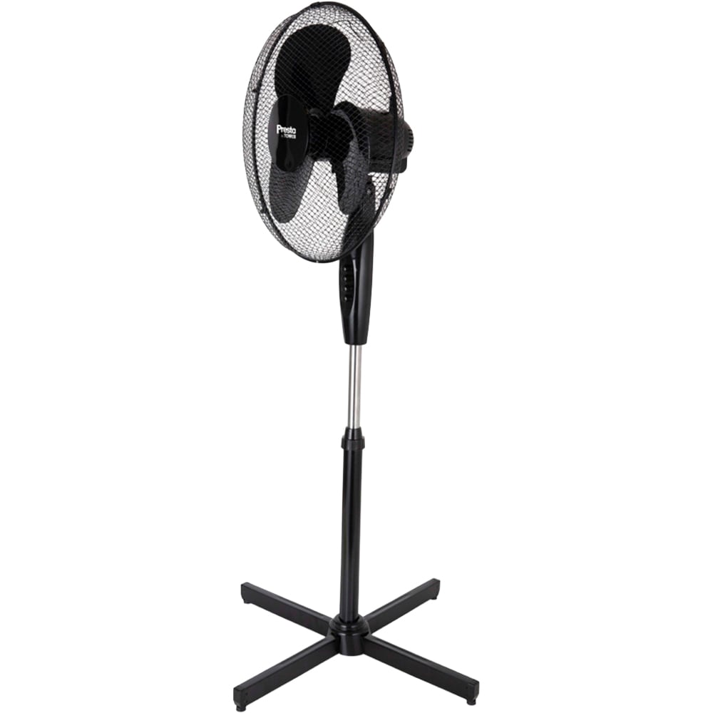 Tower Presto Black Pedestal Fan 16 inch Image 1