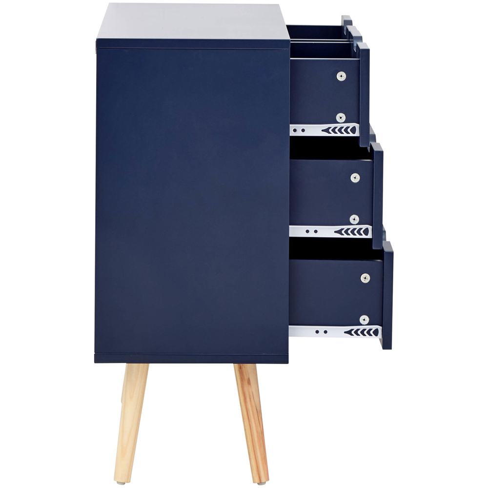 GFW Nyborg 4 Drawer Nightshadow Blue Chest of Drawers Image 5