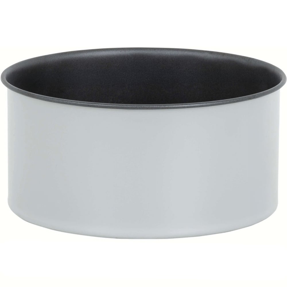 Wham PushPan 18cm Light Grey and Pewter Deep Tin Image 1