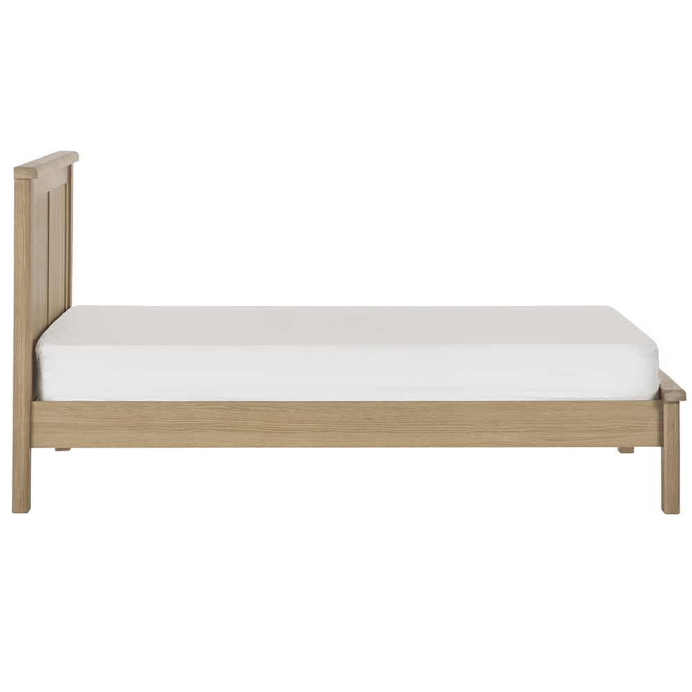 Julian Bowen Memphis Double Limed Oak Bed Image 4