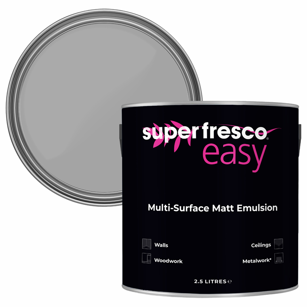 Superfresco Easy Take It Easy Multi-Surface Matt Emulsion Paint 2.5L Image 1