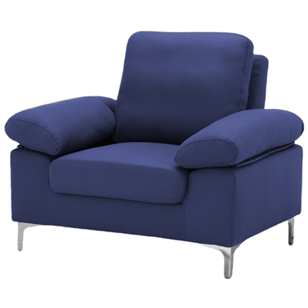 Kosy Koala Blue Fabric Armchair Image 2
