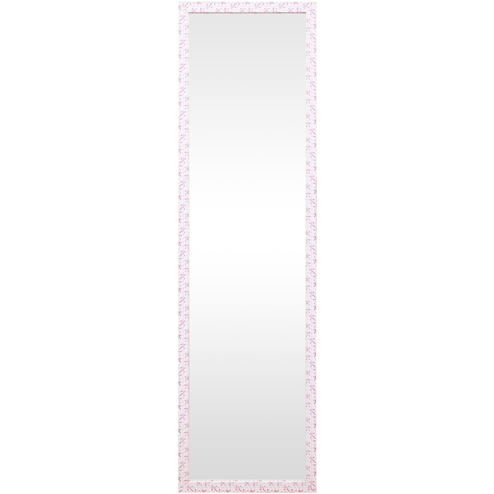 Bow Over the Door Mirror Pink Image 1