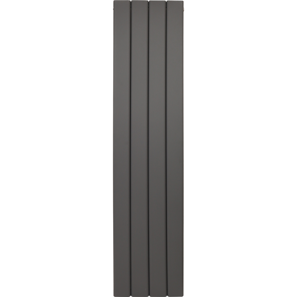 Towelrads Berkshire 2037 BTU Vertical Anthracite Aluminium Designer Radiator 1800 x 305mm 597W Image 1