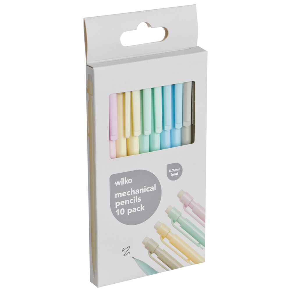 Wilko Mechanical Pencils Assorted Colours 10 pack Image 6