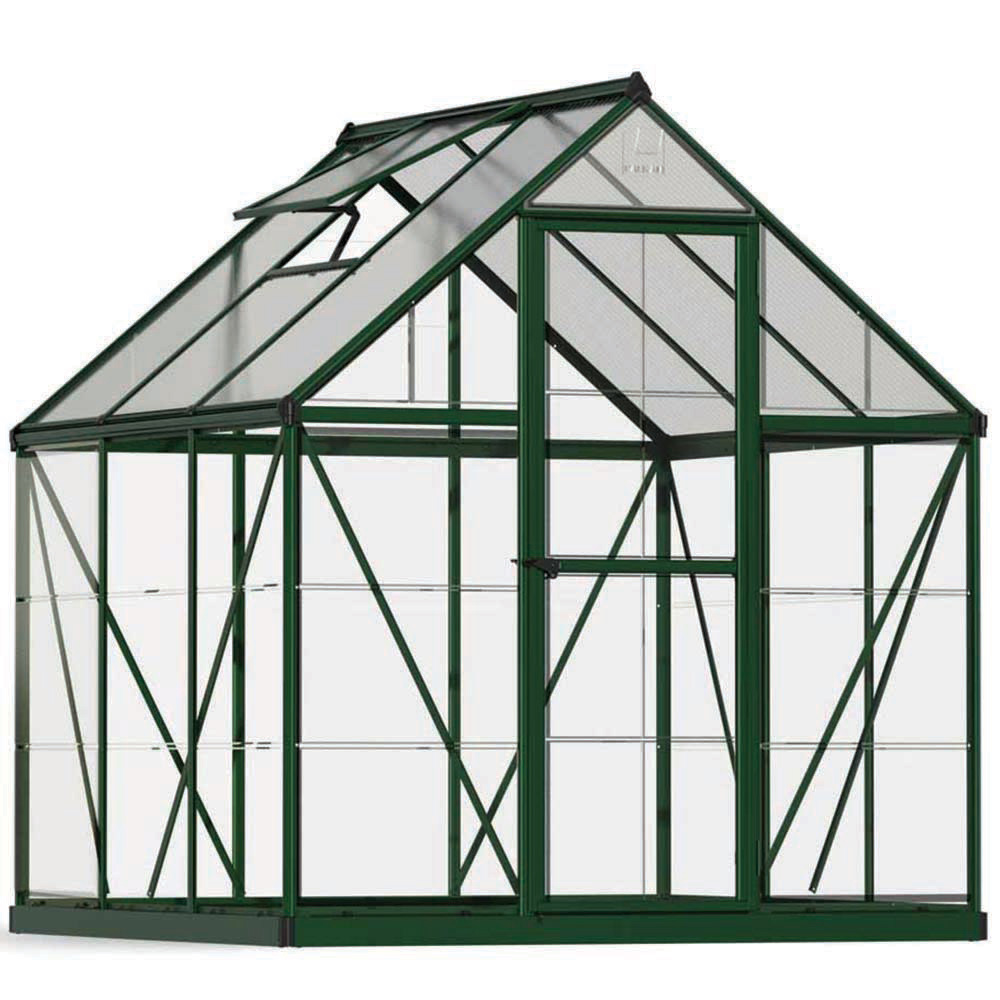 Palram - Canopia Hybrid 6 x 6ft - Green Greenhouse Image 1