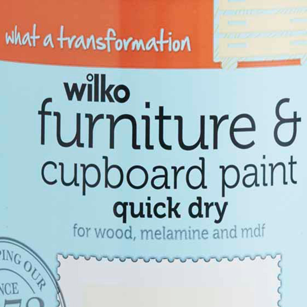 Wilko Quick Dry Almond Furniture Paint 750ml Image 3