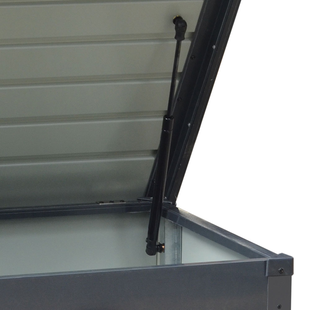 Living and Home 200L Steel Lockable Garden Storage Box Image 4