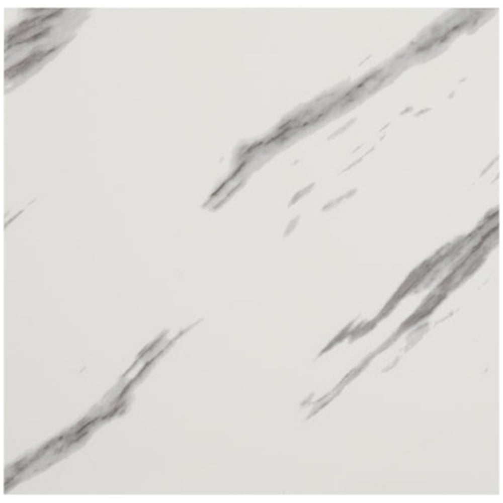 Living and Home Marble Patterned Calacatta White and Grey PVC Self Adhesive Wall Sticker 10 Pack Image 7