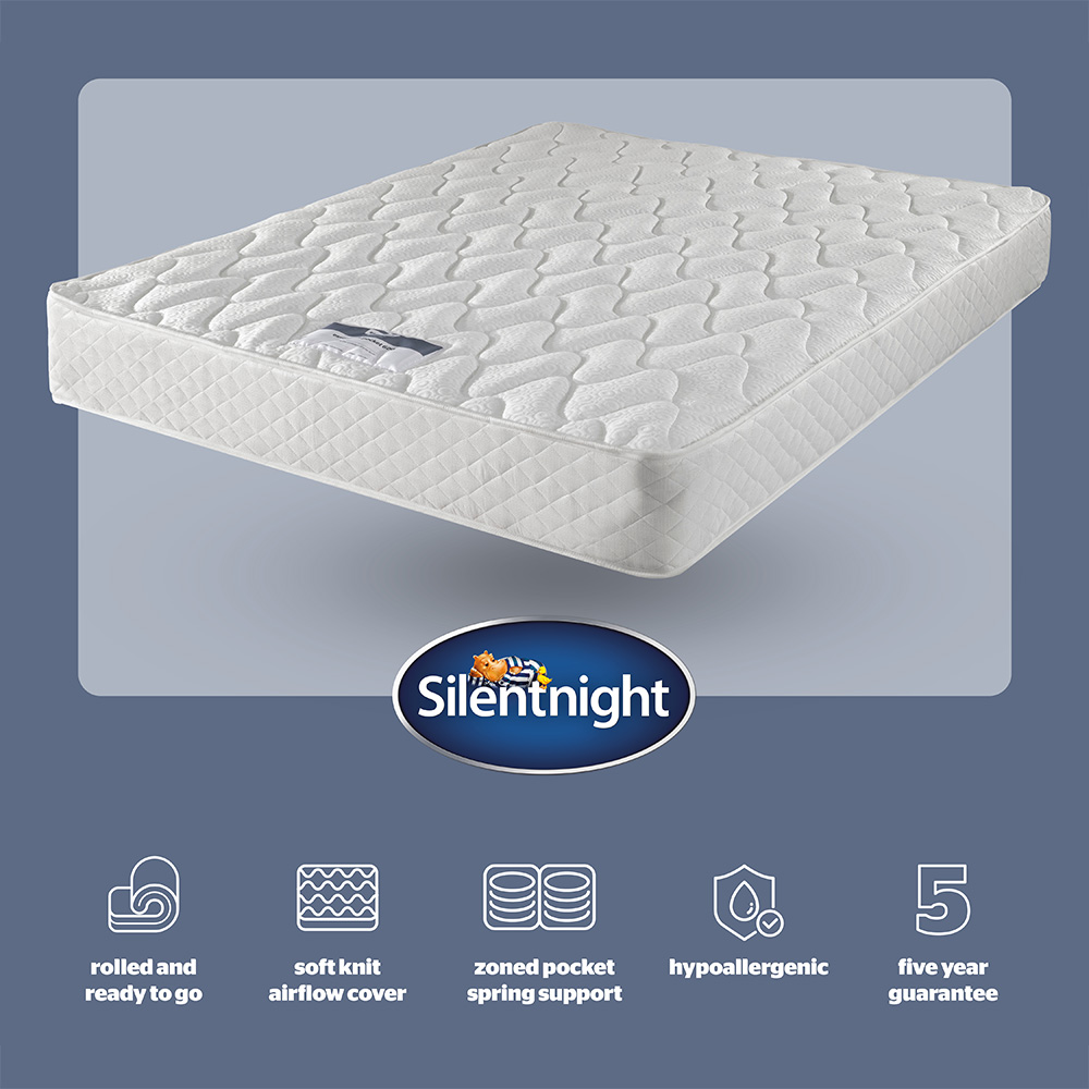 Silentnight Essentials King Size Pocket Spring Eco Comfort Mattress Image 6