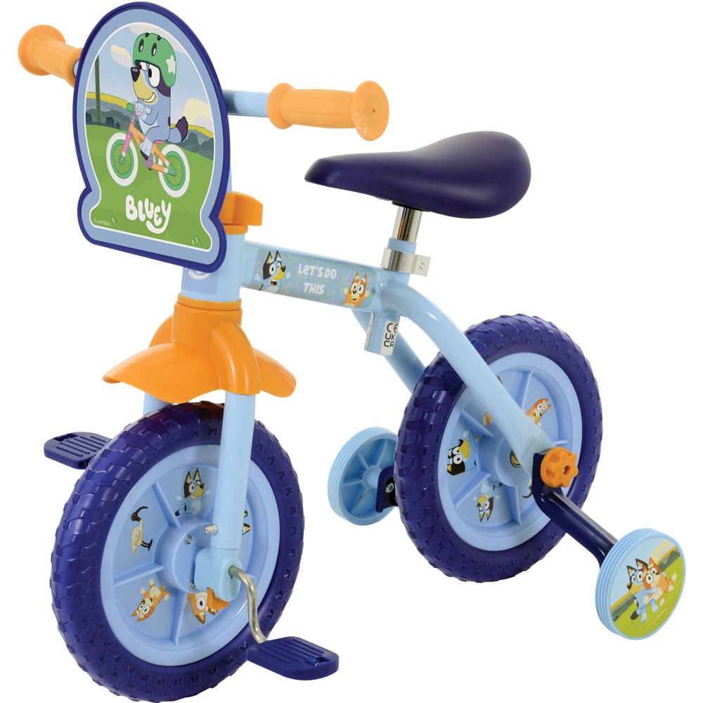 Bluey 2-in-1 Training Bike 10inch Image 2