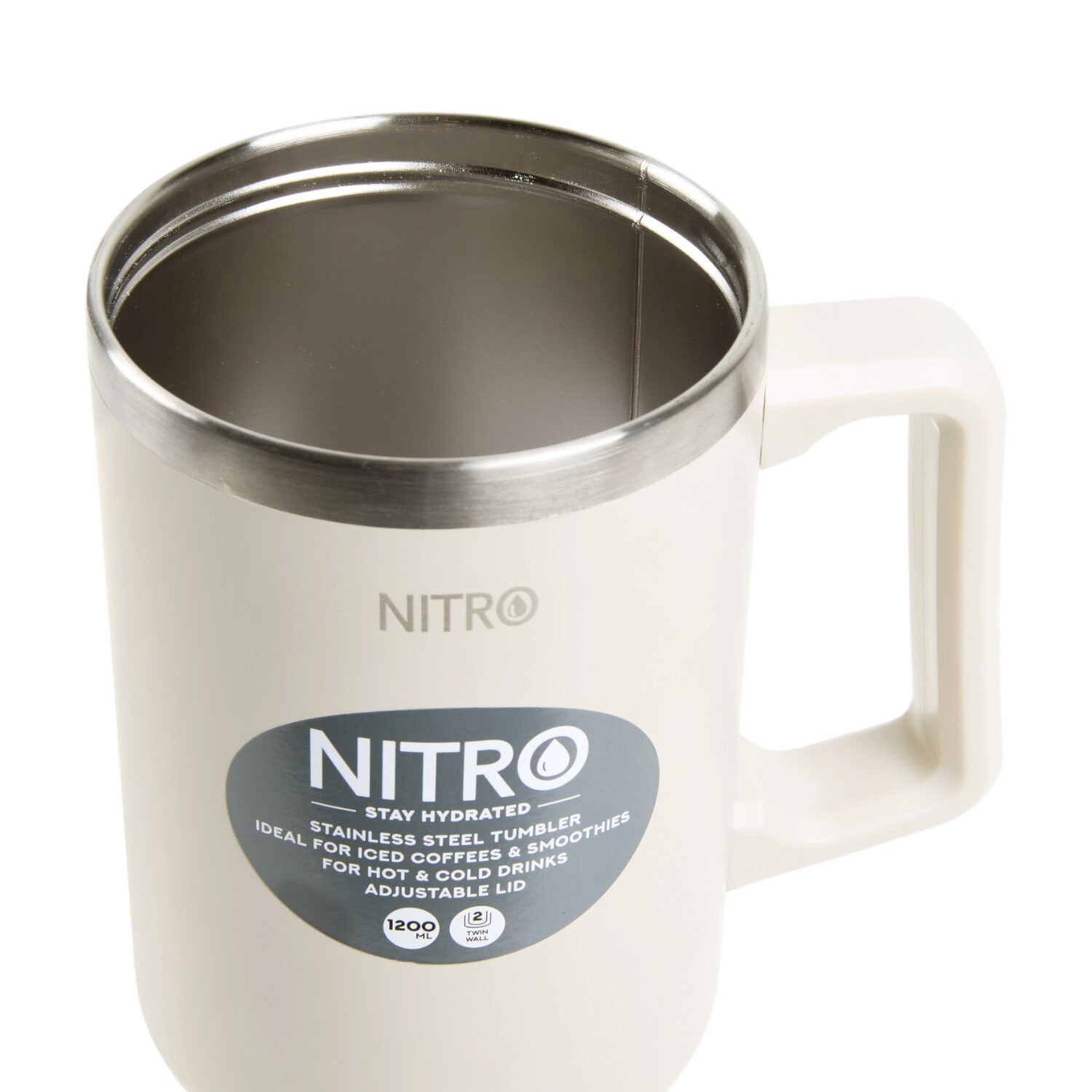 Nitro Neutrals Stainless Steel Vacuum Tumbler Image 2