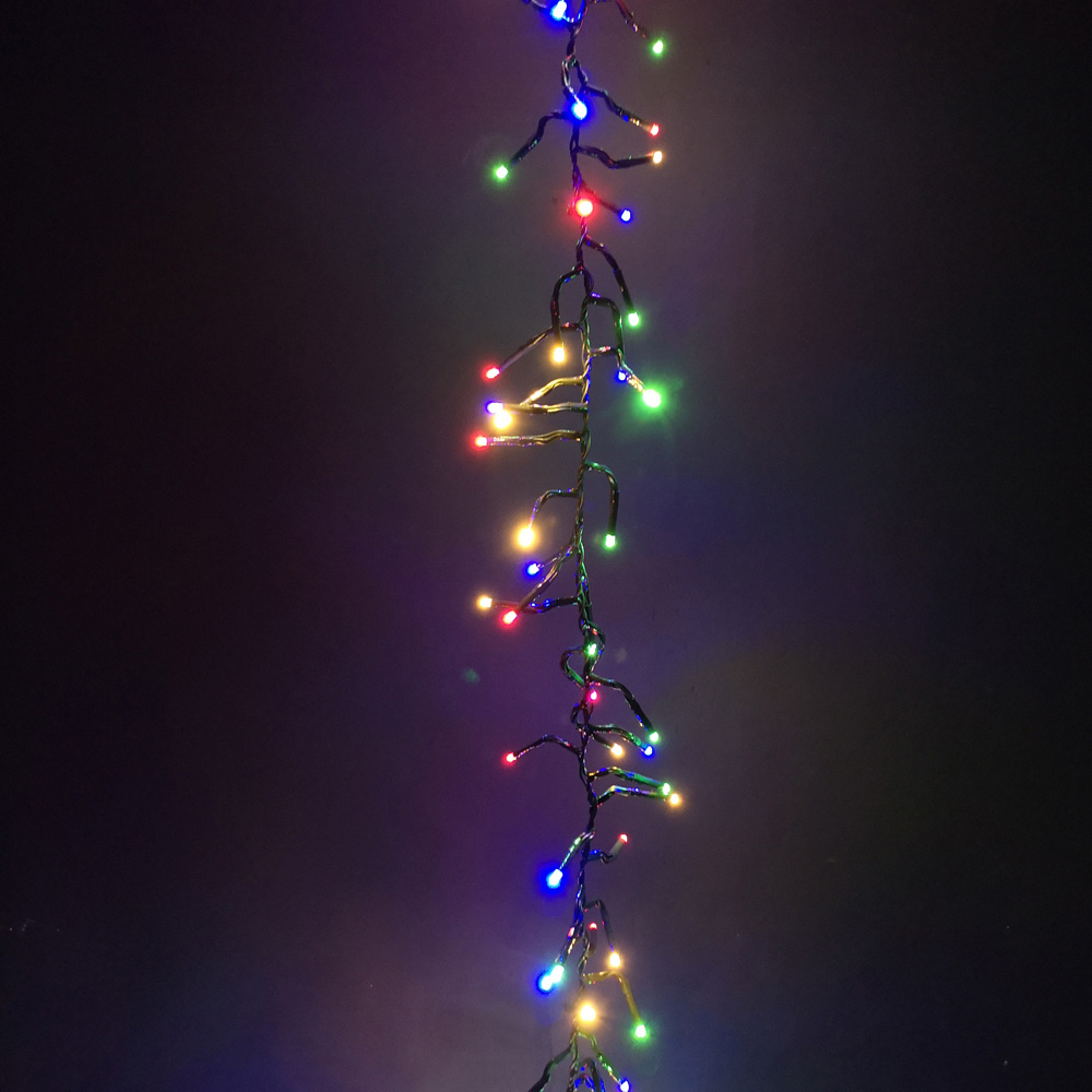 Premier ClusterBrights 2000 Multicolour LED Multi-Function Green Cluster Light 25m Image 4