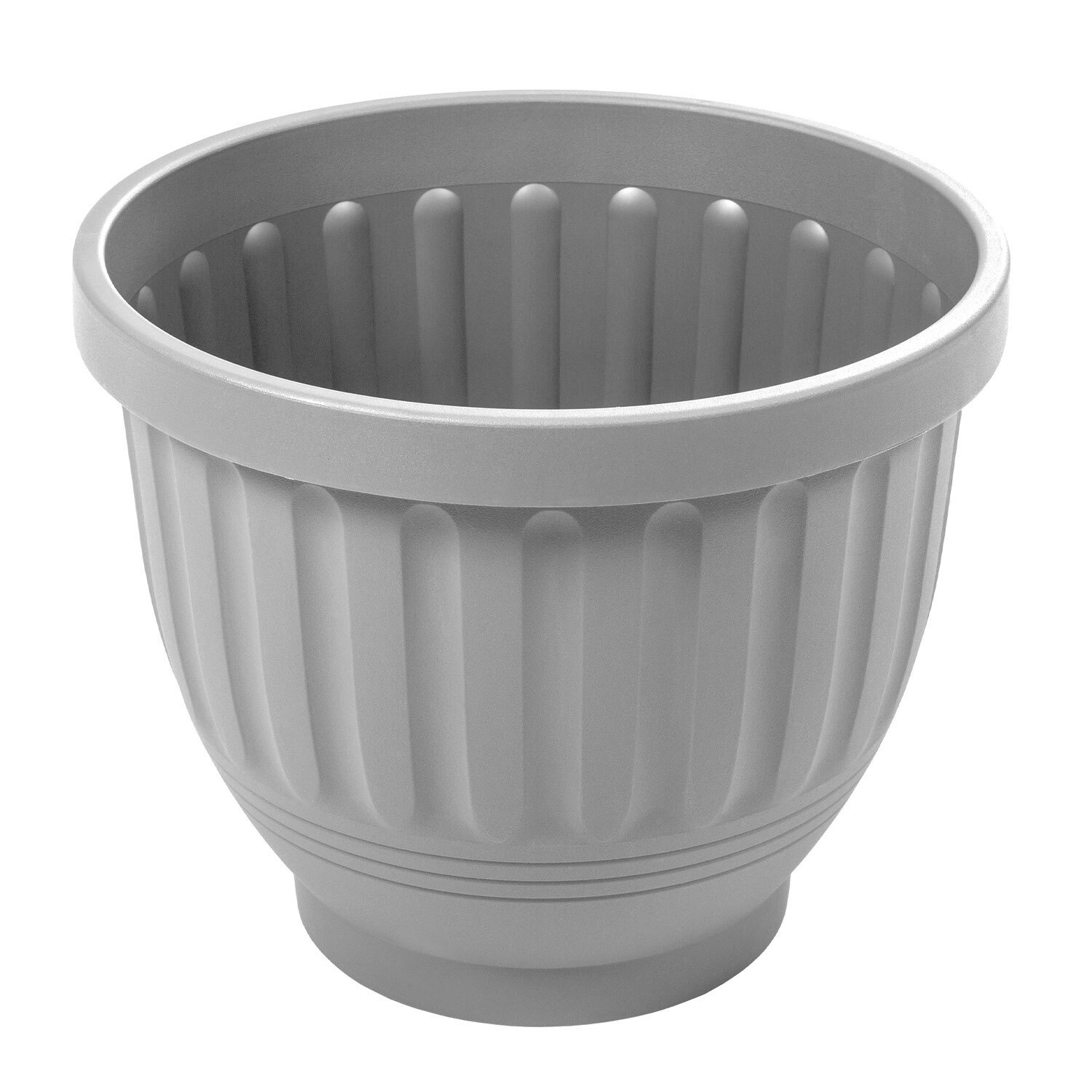 Etruscan Round Pot - Soft Grey Image