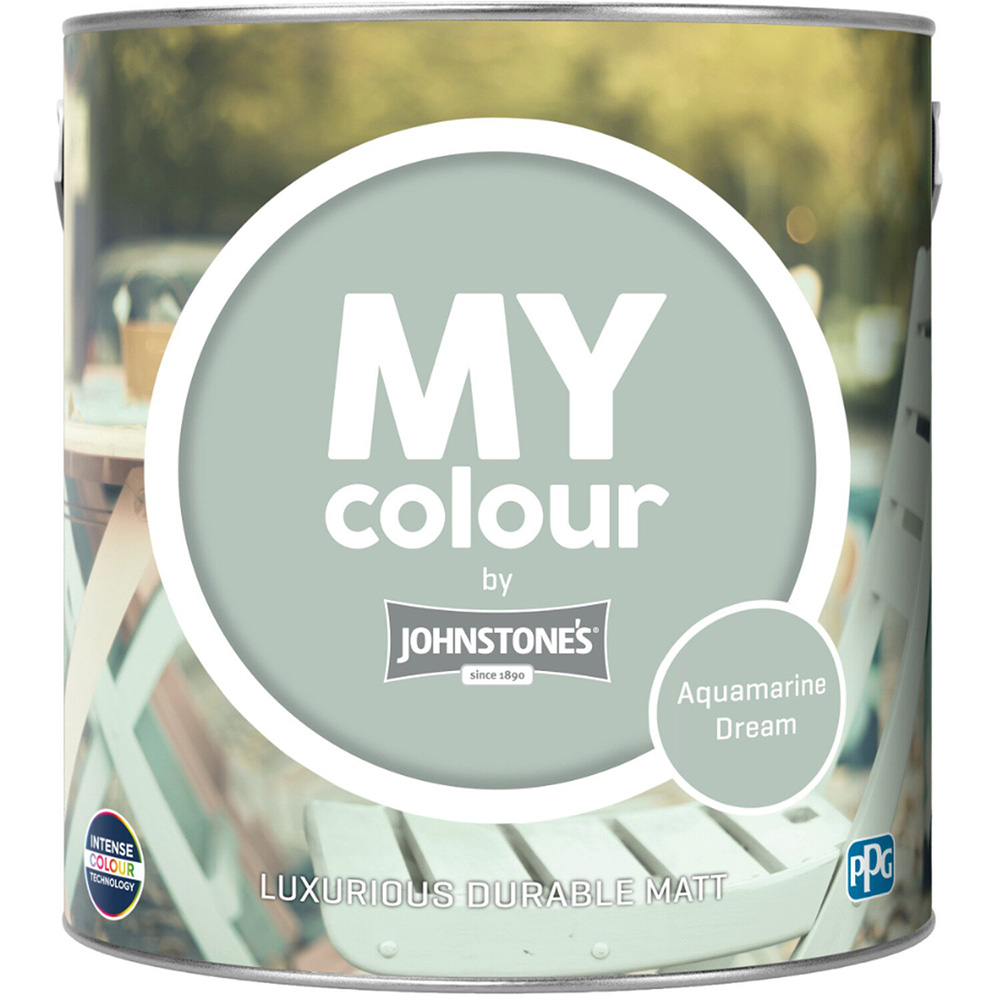 Johnstone's MY Colour Luxurious Durable Matt Paint Aquamarine Dream Image 2
