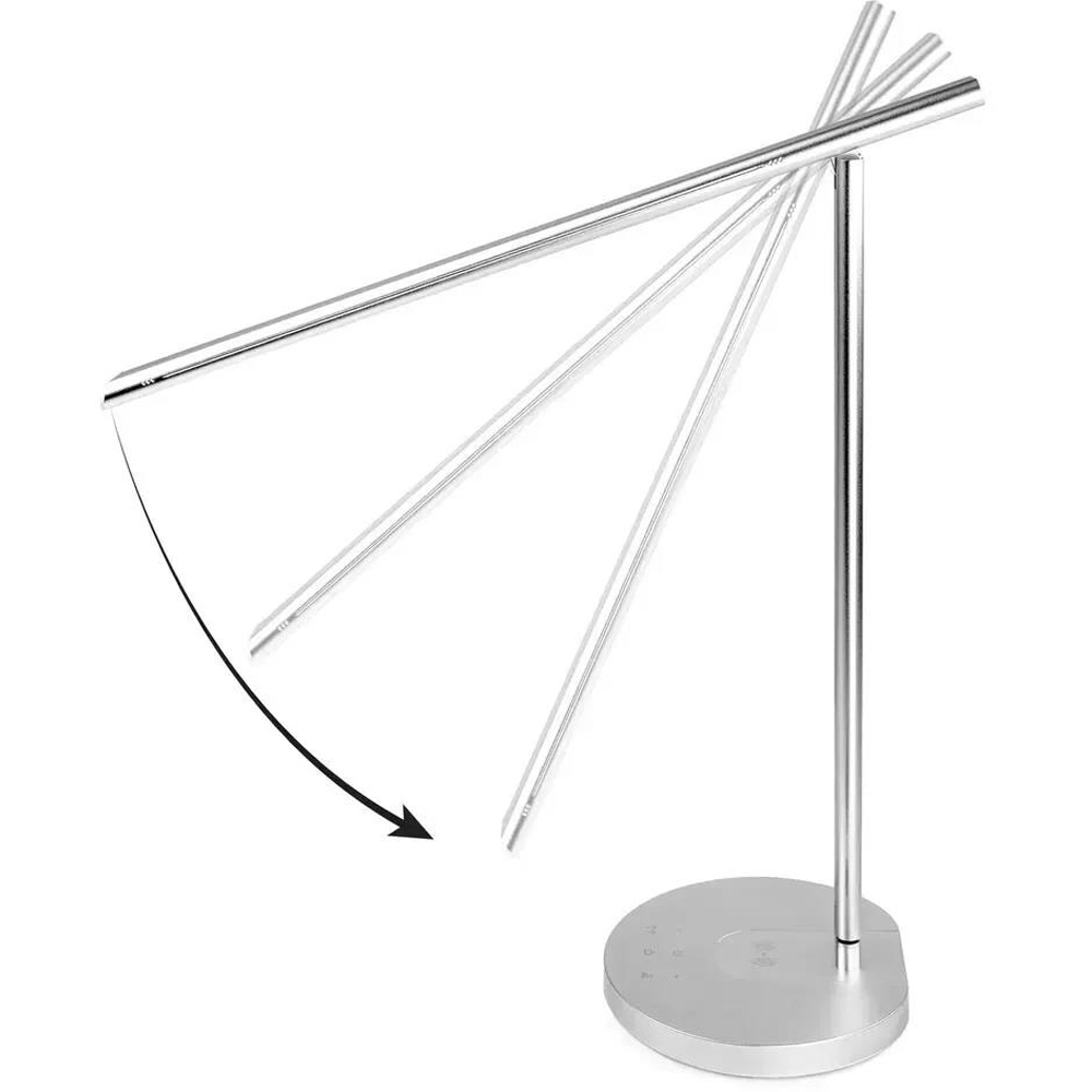 Dyzi STRMD Smart Wireless Silver Charging Desk Lamp Image 2