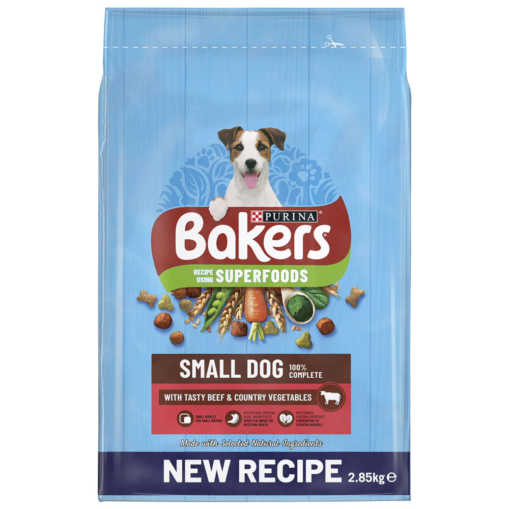 Bakers Beef and Veg Small Dry Dog Food 2.85kg   Image 3