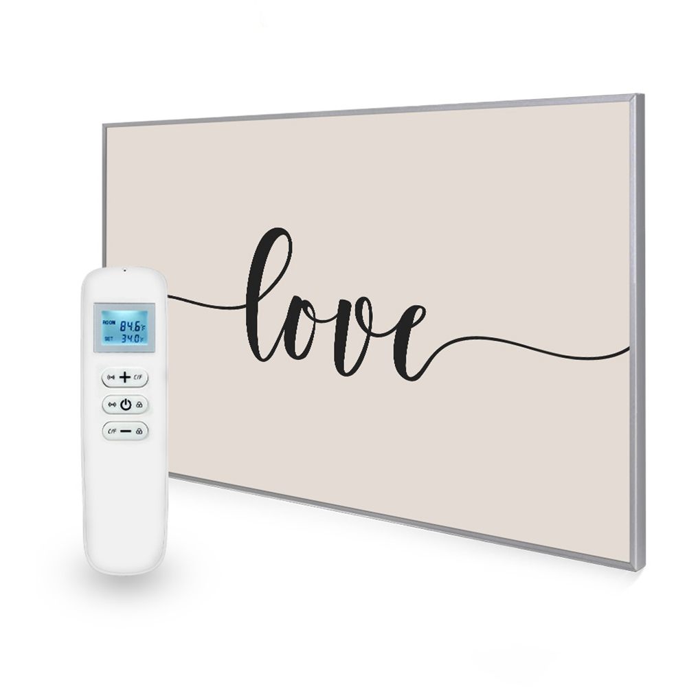 Mirrorstone Nexus Love Quote Wi-Fi Infrared Heating Panel 900W 795 x 1195mm Image 2