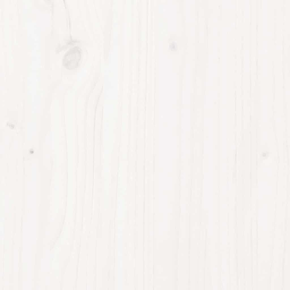 vidaXL White Pine Wood Garden Planter 60 x 60 x 60cm Image 9