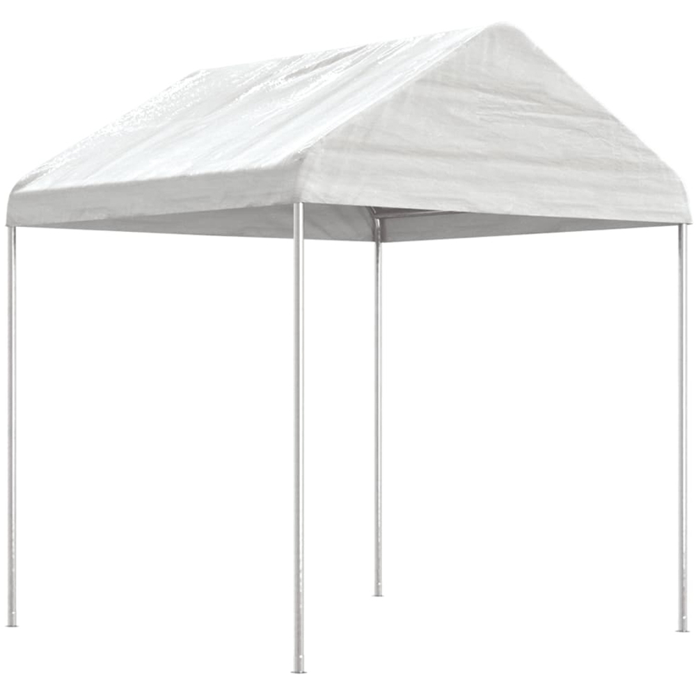 vidaXL 6.69 x 2.28m White Gazebo with Roof Image 2